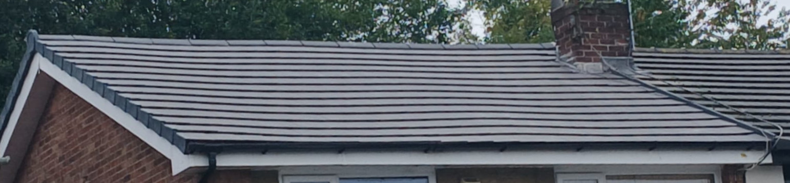 Completed new tile roof.
